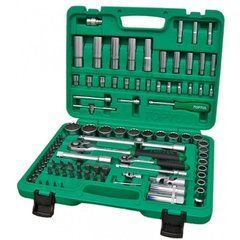 Набор инструмента 1/4"&1/2" 94ед. (12-гр.) new box TOPTUL GCAI094R1
