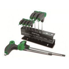 Набор ключей TORX с ручкой L-обр. T10-T50 9ед. TOPTUL GAAX0901