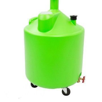 Установка для слива масла пластиковая (75л, GREEN) G.I. KRAFT HDP-75