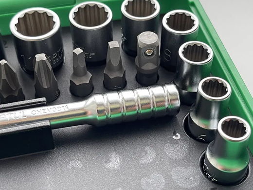 Набір інструменту 1/4" 45од. (12-гр.) TOPTUL GADW4502