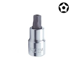 Головка с насадкой 5-гранной TORX T20 37mm 1/4" с отверстием (для топливной аппаратуры) TOPTUL BCNA0820