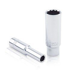 Головка торцева довга 1/4" 13мм 12-гранна TOPTUL BAEF0813