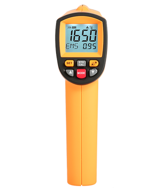 Інфрачервоний пірометр, 200-1650 ° C, 50:1, EMS = 0,1-1, Benetech GM1650