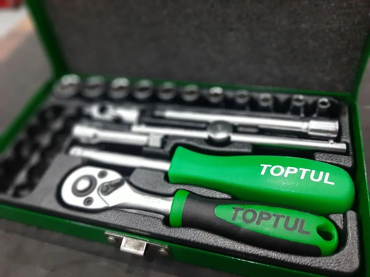 Набір інструменту 1/4" 27од. TOPTUL GCAD2701