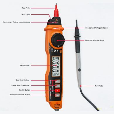 Автоматичний мультиметр-ручка, мультиметр типу олівця, цифровий мультиметр PM8211 PROTESTER