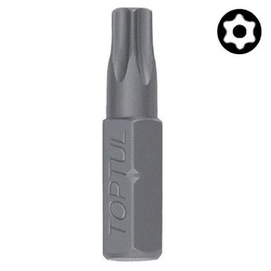 Насадка 1/4" 25мм TORX T10 з отвором TOPTUL FSGA0810