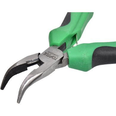 Плоскогубцы с удлиненными губками 5" загнутые TOPTUL DFBK2205