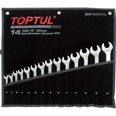 Набор ключей комбинированных 14 шт. 8-24 "Dynamic" TOPTUL GPAQ1402