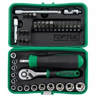 Набір інструментів 1/4" 41од. TOPTUL GADW4101