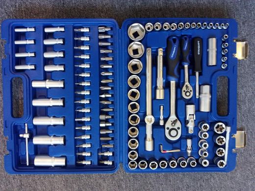 Набор инструментов 1/4" и 1/2" 108ед. (6гр.) STM-0108-6 СТАНДАРТ с металлическими замками