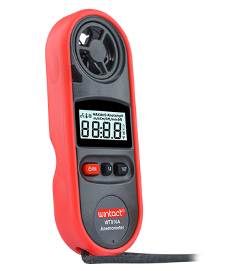 Анемометр цифровий 0,7-30м / с, -10-45 ° C WINTACT WT816A