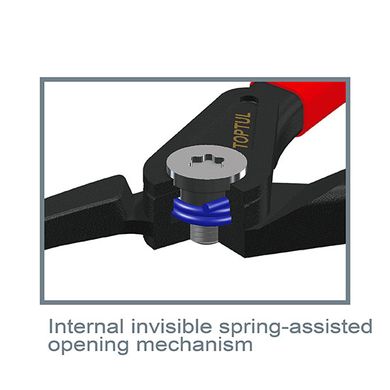 Круглогубці для зняття стопорних кілець 9" (розжим прямі) посилені TOPTUL DCBB1309