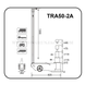 Домкрат подкатной пневмогидравлический 50/25т (235-352/457 мм) TORIN TRA50-2A