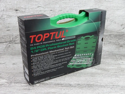 Набір інструментів 1/2" 24од. TOPTUL GCAI2412 GCAI2411