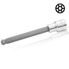 Головка з насадкою HEX 8mm 140mm 1/2" з кулею TOPTUL BCSA1608