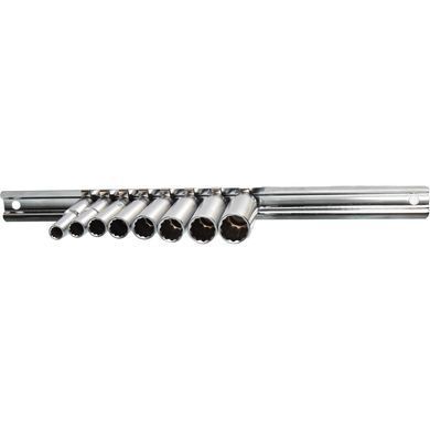 Набір довгих головок 12-гр. 1/4" 8од. 6~13мм (на планці) TOPTUL GAAQ0804U-12